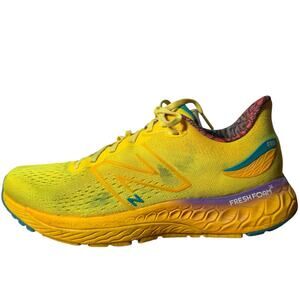 New Balance Sneaker Men’s Yellow Blue Fresh Foam X 880V12 Running Shoe Athletic
